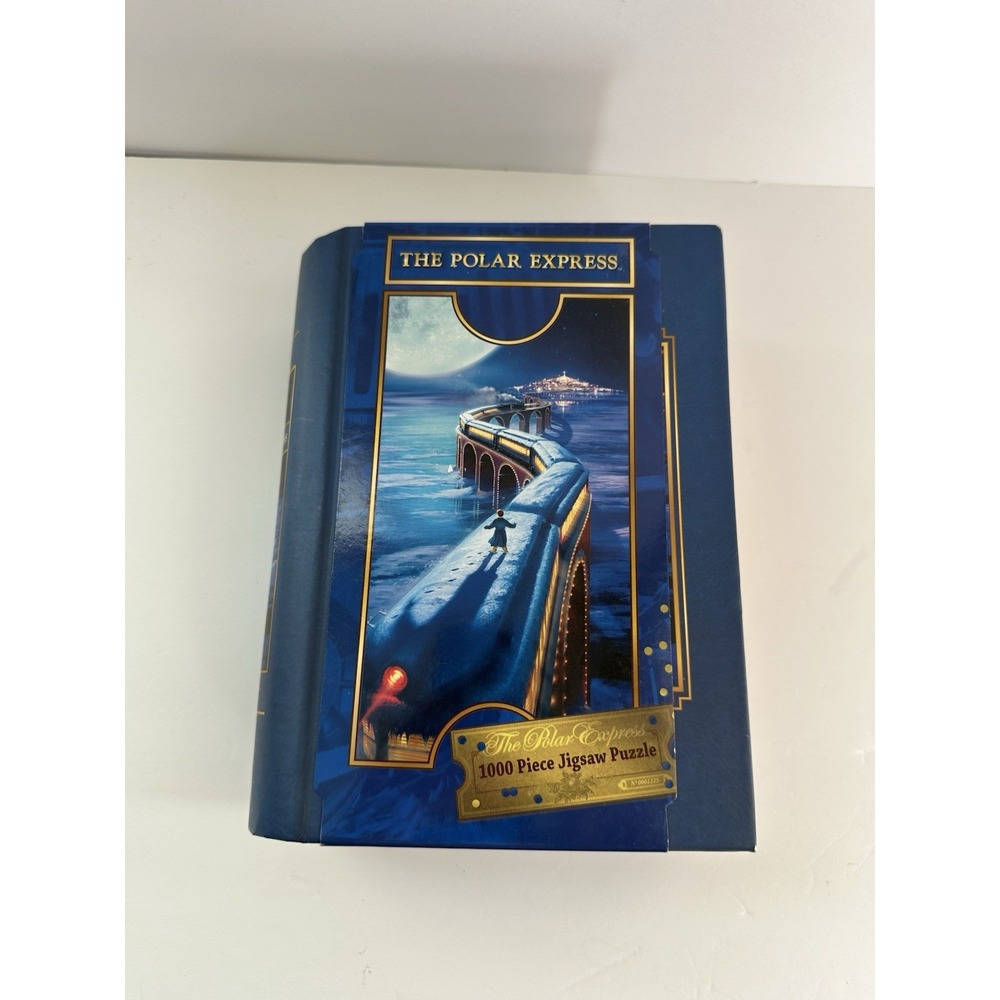 The Polar Express 1000 Piece Jigsaw Puzzle Book Box Masterpieces New Sealed Bag
